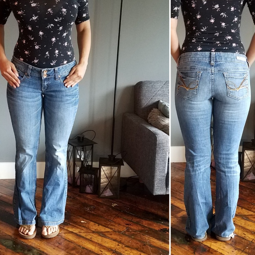 Double button jeans